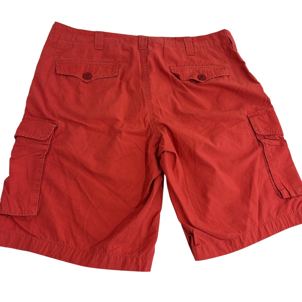 Polo Ralph Lauren Cargo Shorts Mens Size 36 Red Pockets Longer Inseam 10 inches - Picture 4 of 10